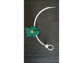 beyblade ripcord tige dentel&eacutee replacement parts 3d print model - Mito3D