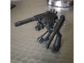 armorcast wardog modelleri vatan titanicus epic40k 40k epik warhammer warhound 3d print model - Mito3D