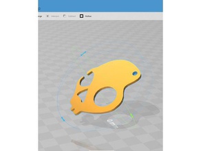 skull candy catena chiave portachiavi 3d print model - Mito3D