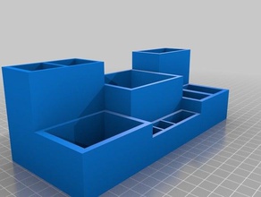 small tool desk organizer electronics soldering holder 3d print model - Mito3D