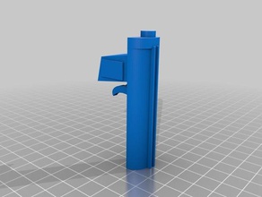 x-files plastic pistol props 3d print model - Mito3D