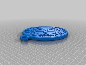 merlins Stern Amulett Schmuck amulett magic stern zamorra 3d print model - Mito3D