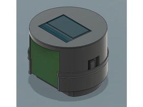 push-and-rotary oled knob electronics 3d print model - Mito3D