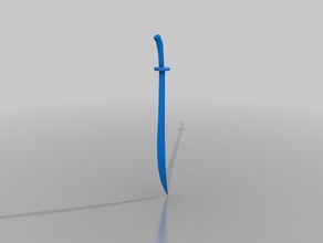 sable props espada las espadas arma 3d print model - Mito3D