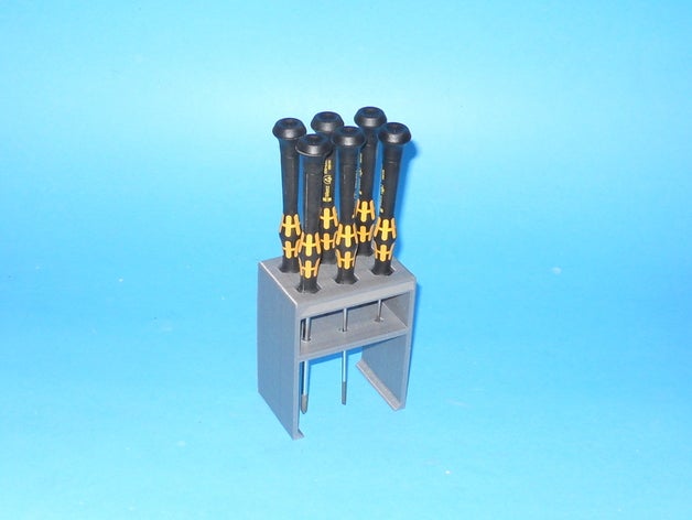 wera electronics screwdriver rack tool holders boxes screwdrivers 1578 esd 3D print model - Mito3D