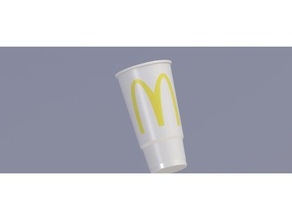 revearse entwickelt mcds cup Essen trinken reverse engineering 3d print model - Mito3D