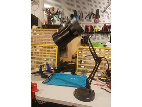extractor de humos 3d la impresión equipo del ventilador cpu conducto montaje campana extractora humo soldadura 3d print model - Mito3D
