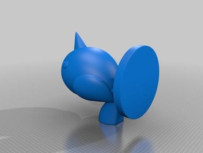 little bird-logo 3d drucken 3d print model - Mito3D