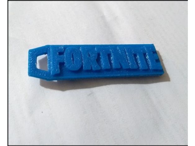 fortnite trousseau 2side accessoires 3D print model - Mito3D