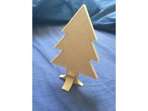 Noel ağacı kolay yazdırma dekor 2018 bois cr-10 cr10s ahşap 3d print model - Mito3D