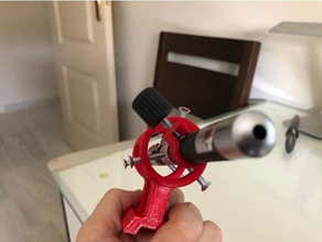 laser button keep pressed sport outdoors astronomy dot finder green hold holder pathfinder red telescope thumbscrew 3d print model - Mito3D
