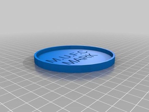 my customized coaster kitchen dining 3d print model - Mito3D