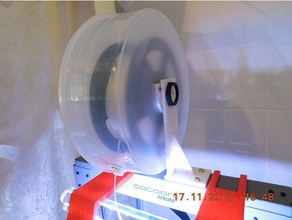 3d filament storageholder yerinde yazıcı aksesuarlar Koza dokunuş oluşturun kurutma makinesi makara monte edin wanhao 3d print model - Mito3D