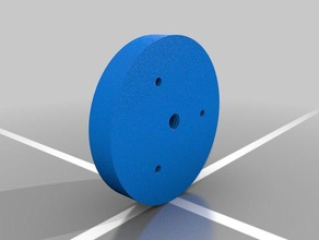pan head base-geringes Gewicht-eq-mount diy 3d print model - Mito3D