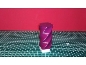 caja espiral torcida recipiente tutorial recipientes fusão 360 contentores 3d print model - Mito3D