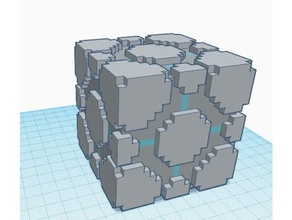 voxel cubo de compañía video juegos 3d print model - Mito3D