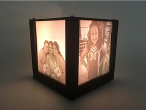 lithophane box Dekor 3d print model - Mito3D