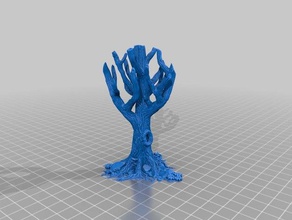 tree gloomhaven v2 baseless 28mm toy game accessories 40k dnd frostgrave miniature relicblade wargaming warhammer 3d print model - Mito3D