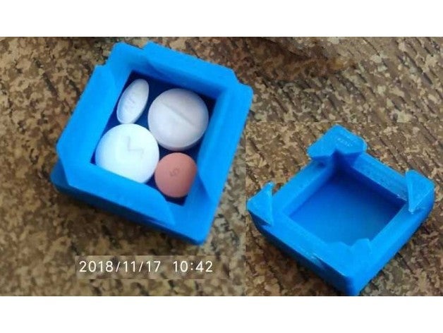 go pill box containers 3D print model - Mito3D