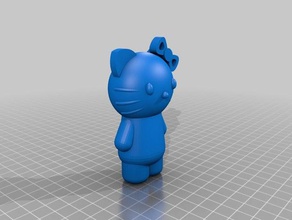 hello kitty figurine sculptures 3d print model - Mito3D
