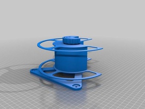 cr10 de armação metal do gabinete spool suporte 3d impressão filamento titular 3d print model - Mito3D