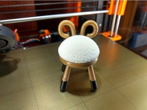 ovejas de la silla modelo muebles 3d print model - Mito3D