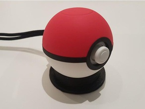 nintendo switch pokeball plus display stand video games 3d print model - Mito3D