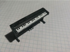 piano em miniatura modelo móveis 3d print model - Mito3D