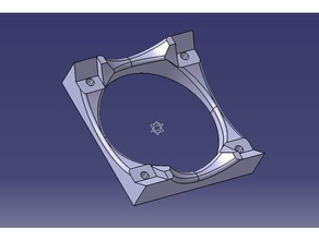 l&uumlfterhalter nema17 seitlich l'elettronica di raffreddamento ventilatore 3d print model - Mito3D