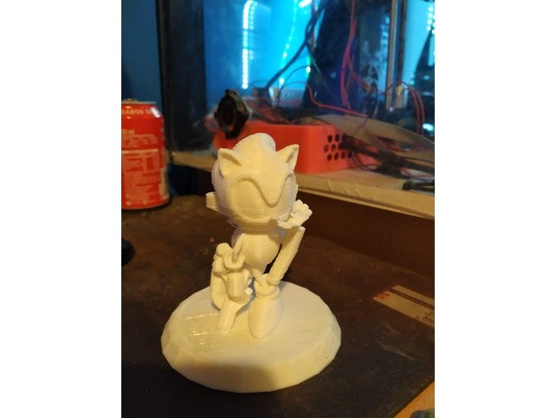 sonic hedgehog pris en charge fastprint les créatures sega jeu vidéo 3D print model - Mito3D