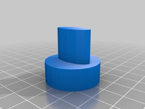 a tecumseh engasgar botão 3d impressão 3d print model - Mito3D