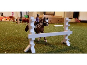 caballo de saltos juguete juego accesorios 3d print model - Mito3D