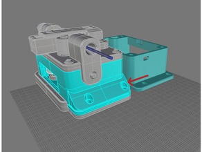 b2d frame middle v2 stronger 3d printer extruders 3d print model - Mito3D