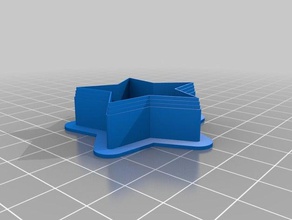 my customized cookie cutter star kitchen dining 3d print model - Mito3D