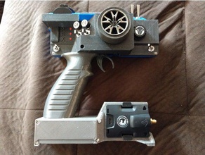 pistola handle base use external modules rc vehicles taranis qx7 3d print model - Mito3D