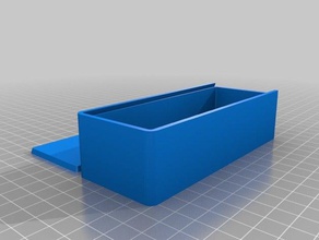 meine angepasste parametrische box-Schiebe-Deckel tool Inhaber Boxen 3d print model - Mito3D