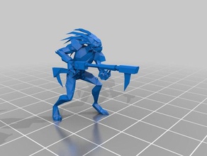 kroot guerrero los juguetes juegos 3d print model - Mito3D