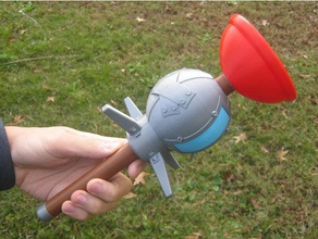 fortnite clinger granata, senza vernice singolo estrusore oggetti di scena la bomba esplosiva gioco a mano modello stantuffo appiccicoso arma 3d print model - Mito3D