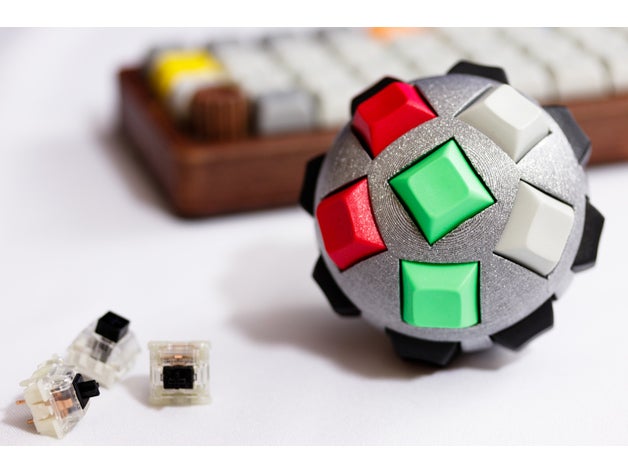 fidget switch tester toy computer cherry mx mechanical keyboard 3D print model - Mito3D