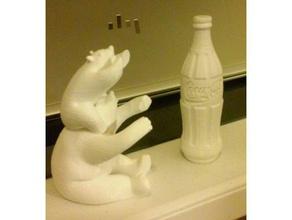 coca cola orsi polari arredamento decorazione di natale ornamento regalo vacanza polarbear giocattoli 3d print model - Mito3D