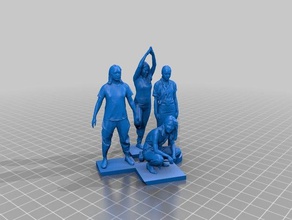 femme 067 070 sculptures 3d print model - Mito3D