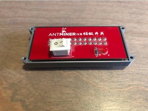 antminer interruptor de alimentación del recinto la electrónica atx fuente 3d print model - Mito3D