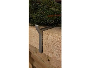 hook stocking brick mantle decor christmas holder 3d print model - Mito3D
