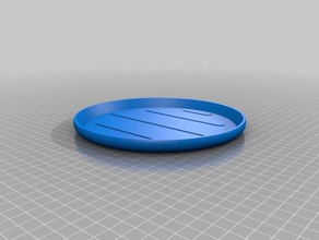 el platillo de la maceta decoración 3d print model - Mito3D