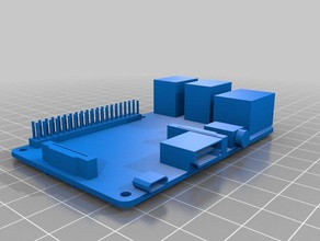 raspberry pi 3 eletrônica 3d print model - Mito3D