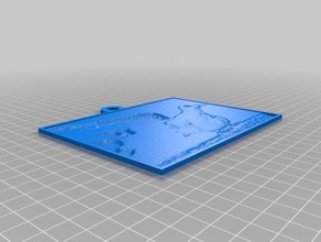 pombo 2d a arte personalizado 3d print model - Mito3D
