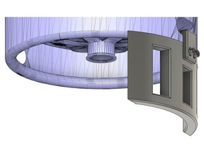barril de desagüe fondo mash tun vertical la pierna los hogares mashtun 3d print model - Mito3D