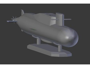 proje 667b balistik nükleer füze denizaltısı nato kod adı delta ıv araç Rusya ssbn 3d print model - Mito3D