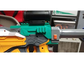lazer-tag ltar Blick nach oben nerf Lager-mount-adapter-Batterie-Tür - Spielzeug Spiel Zubehör 3d print model - Mito3D