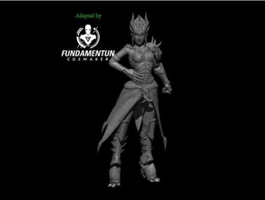 symmetra dragon skin art action figure game gamer overwatch costume 3d print model - Mito3D